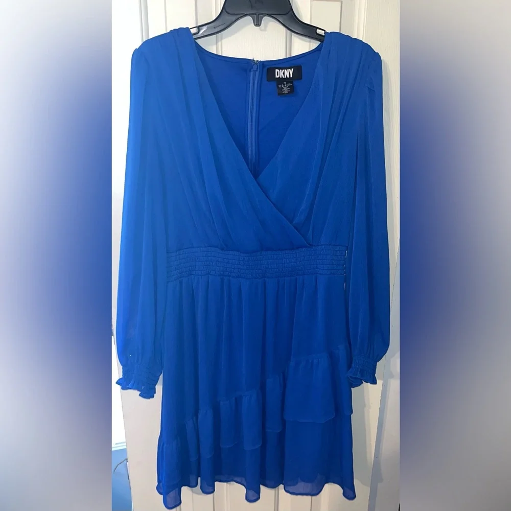 DKNY Blue Women's Dress - Picture 1 of 3